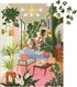 Galison Lighting 101: Houseplants – 500 Piece Book Puzzle with Beautiful Plant and Interior Design Artwork Packaged in Magnetic Keepsake Book Size...