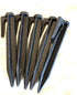 EMBerg (100 Count) Plastic Boundary Wire Stakes Lawn Pegs Landscape Staples for Robomow Mower, Husqvarna Automower, Worx Landroid, Pet Fence, for ...