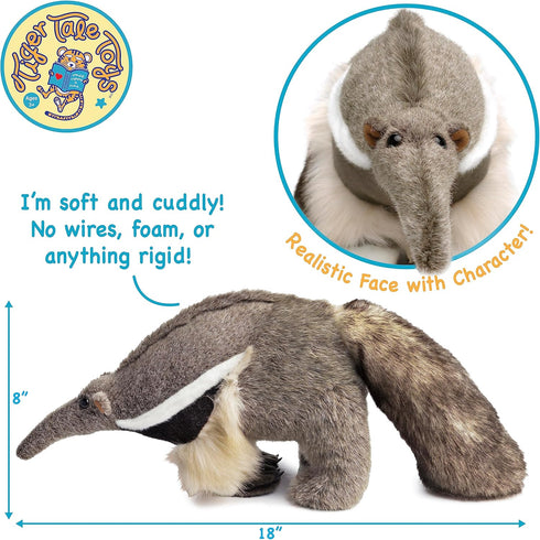 VIAHART Arsenio The Anteater | 18 Inch Stuffed Animal Plush | by TigerHart Toys...