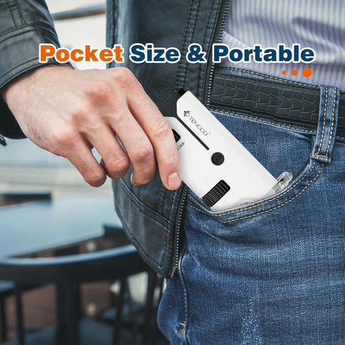 100x-250x Mini Pocket Microscope for Kids Adults, Protable Handheld Microscope with 5 Microscope Slides, Phone Adapter, Miniscope Portable Microsc...