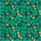 Jacob Alexander Men's Happy Saint Patrick's Day Four-Leaf Clover Hearts Pattern Pocket Square - Green...