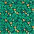 Jacob Alexander Men's Happy Saint Patrick's Day Four-Leaf Clover Hearts Pattern Pocket Square - Green...