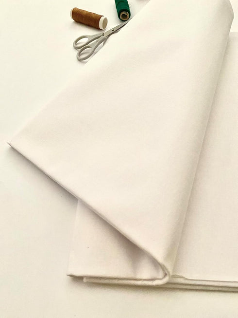 MAROBEE Woven Cotton Iron On Fusible Interfacing for Sewing Projects - 44 Inch x 2 Yards - Soft Feel (SF) Medium Weight Interfacing for Plackets Y...