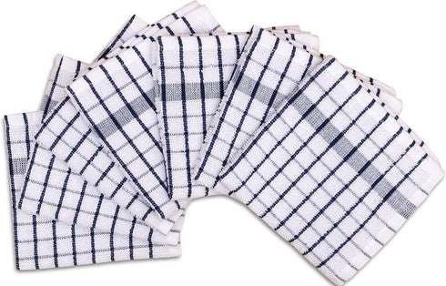 AMOUR INFINI Kitchen Dish Cloths Set of 8 - Ultra Soft, Highly Absorbent, Quick-Drying Terry Cotton Dishcloths 12"x12" Inch Wash & Cleaning Cloths...