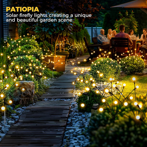 Solar Garden Lights, 20 LED Firefly Garden Lights Solar Outdoor, Solar Lights for Outside Sway by Wind,Solar Lights Outdoor Waterproof for Christm...