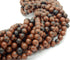 semiprecious Stone Beads for Jewelry Making, Sold per Bag 5 Strands Inside, Mohogany Obsidian 8mm...