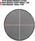 X AUTOHAUX 2pcs 6.5 Inch Car Metal Audio Speaker Grill Cover Mesh Woofer Horn Guard Decorative Circle Grille Protector Silver Tone...