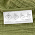 SwaddleDesigns Cotton Muslin Swaddle Blanket, Receiving Blanket for Baby Boys & Girls, 46x46 inches, Green Turtle...