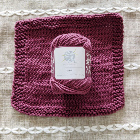 mindfulknits - Knitting Yarn - Crochet Yarn - Mindfulness and Relaxation 100 Percent Cotton Yarn, Multicolor 4-Pack Medium Number 4 Worsted Bundle...