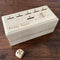 Penny Game - Fun Board Game Works with Coines, Get Rid of Coins to Win, Penny Game Wood Box for 2+ Players, Simple + Strategic Dice Games...