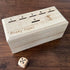 Penny Game - Fun Board Game Works with Coines, Get Rid of Coins to Win, Penny Game Wood Box for 2+ Players, Simple + Strategic Dice Games...