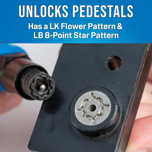 SSK-70 Jonard Tools Slam Lock Star Key for LK & LB Patterns...