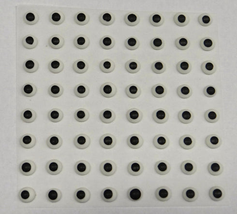 White Edible Icing Royal Eyes Cake Candy Cookie Decorations 1/4" 120 count...