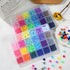 24 Colors Pony Beads for Bracelets, 6x9mm Large Plastic Pony Beads Set Kandi Beads Friendship Bracelet Making Kit for DIY Crafts and Jewelry Makin...