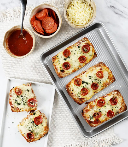 USA Pan Bakeware Nonstick Quarter Sheet Pan, Baking Sheet Aluminized Steel...
