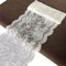 Olive Lace 7 inches Wide White Stretchy lace with Floral Pattern for Bridal Wedding Decorations, Sewing DIY Making and DIY Crafts- 5 Yards (6128 W...