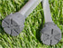 GRAY Crutch Tips & Cane Tip (Pair of 2) – 1 Size Fits All 3/4" 7/8” Inch - Extreme Grip Heavy Duty Crutches Shafts Longest Lasting High Performanc...