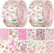 100 Pcs Cotton Fabric Patchwork Quilting Strips 2.56 Inch Precut Patchwork Roll Japanese Style Cotton Fabric Quilting Fabric Strips Craft for DIY ...