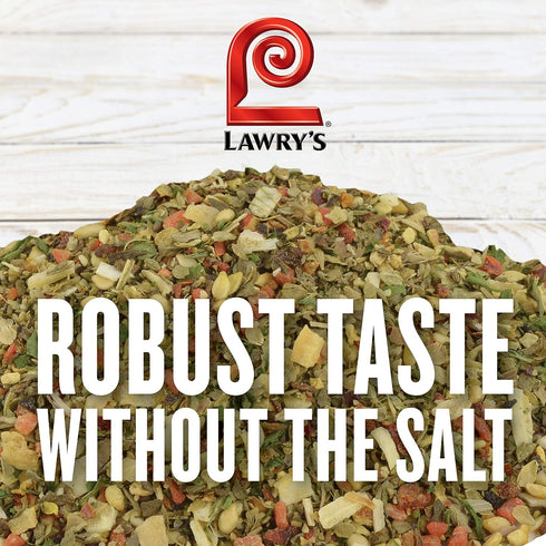 Lawry's Salt Free 17 Seasoning, 10 oz - One 10 Ounce Container of 17 Seasoning Spice Blend Including Toasted Sesame Seeds, Turmeric, Basil and Red...