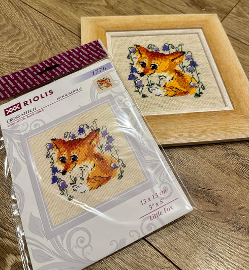RIOLIS Cross Stitch Kit 5"X5"-Little Fox (14 Count)...