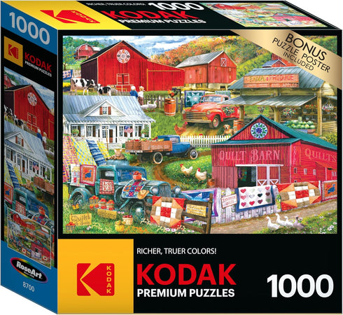 RoseArt - Kodak Premium - Country Compilation - 1000 Piece Jigsaw Puzzle for Adults...