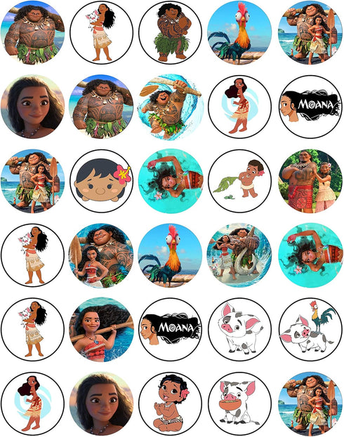 30 x Edible Cupcake Toppers – Ocean Explorer Inspired Collection of Edible Cake Decorations | Uncut Edible on Wafer Sheet...