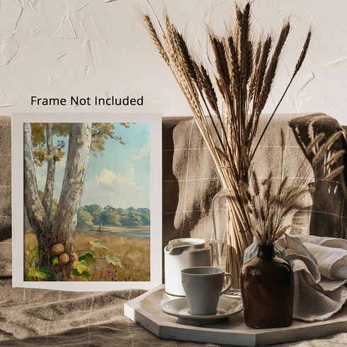 Posterizer 1 pcs-serene countryside scene in oil painting style 3-Collectibles & Fine Art-Landscape & Nature Art- Gift for Men Women Entrepreneur ...
