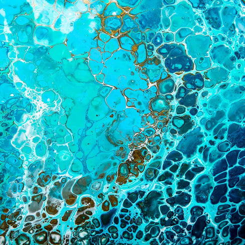 U.S. Art Supply Silicone Pouring Oil - 6-Ounce - 100% Silicone for Dramatic Cell Creation in Acrylic Paint...