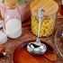 KEAWELL Gorgeous 1 oz. 18/10 Stainless Steel Gravy Ladle, Antique Small Ladle for Stirring, Mirror finished Soup Ladle Spoon and Dishwasher Safe (...