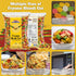 Rani Far Far/Fryums (Wheat & Tapioca Pellet) Bhindi Shape 7oz (200g) ~ Vegan, Kosher, Uncooked, Used to Make Papad, Bhungra/Chip Snack...