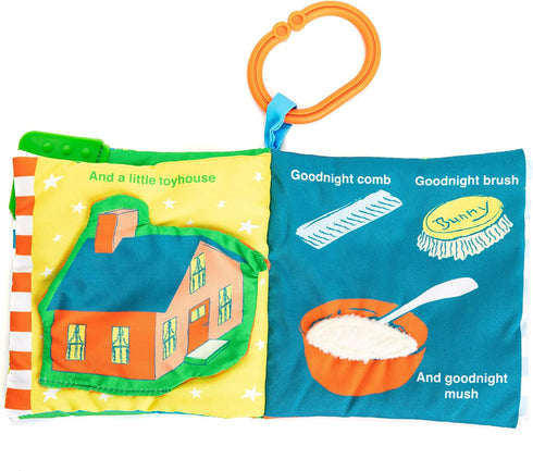 KIDS PREFERRED Goodnight Moon Soft Book with On The Go Clip, 5 Inches...