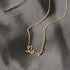 MYEARS Women Word Love Necklace Gold Cursive Pendant 14K Gold Filled Chain Dianty Boho Beach Simple Handmade Jewelry Gift...