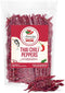 Authentic Red Thai Chili Peppers, 10 oz. Bag, Genuine Hot Red Whole Pepper Chilis, Dried Fresh for Cooking Traditional Asian Foods, Soups, and Cur...