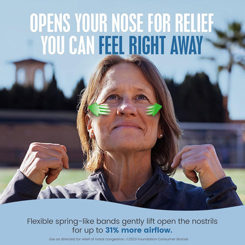 Breathe Right Nasal Strips | Extra Strength | Clear | For Sensitive Skin I Drug-Free Snoring Solution & Nasal Congestion Relief Caused by Colds & ...