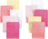 Little Treasure Unisex Baby Rayon from Bamboo Luxurious Washcloths, Pink Yellow 10-Pack, One Size...