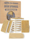 Biodegradable Natural Kitchen Sponge 12Pack, Compostable Cellulose and Coconut Walnut Scrubber Sponge...