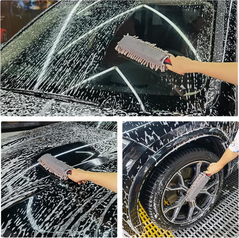 Amiss Mini Car Duster for Dashboard, Microfiber Car Detail Dash Duster for Car and Home Cleaning, Interior Exterior Car Detailing Brush Accessorie...
