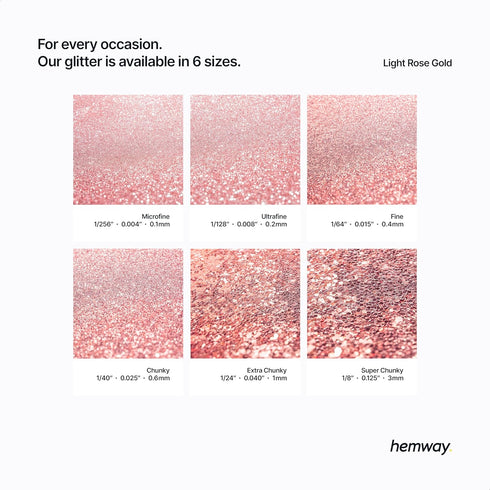 Hemway Craft Glitter 100g / 3.5oz Glitter Flakes for Arts Crafts Tumblers Resin Epoxy Scrapbook Glass Schools Paper Halloween Decorations - Fine (...