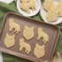 Set of 2 Wolf cookie cutters (Designs: Face and Body), 2 pieces - Bakerlogy...