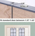 MISSLO Over The Door Shoe Organizer 12 Large Mesh Pockets Hanging Narrow Closet Door, White, 2 Pack...