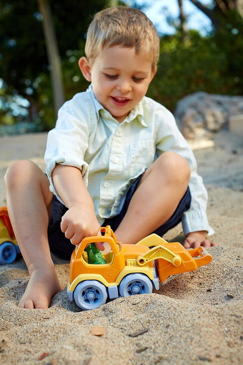 Green Toys Scooper Construction Truck, Yellow/Orange...