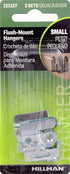 Hillman Picture-Hanging-Hardware 121157 Flush Mount 1 Inch x 1 Inch Hangers 2 Sets, Zinc...