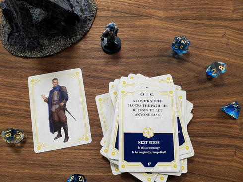 DUNGEON CRAFT Deck of Stories: NPC Booster 1 Board Game - 18 Fantasy Tabletop Role Playing Game RPG Storytelling Cards - Dungeon Master Accessorie...
