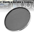 X AUTOHAUX 4 Inch Car Metal Audio Speaker Grill Cover Mesh Woofer Horn Guard Decorative Circle Grille Protector Silver Tone...