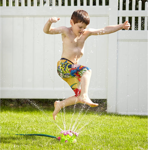 Melissa & Doug Sunny Patch Pretty Petals Flower Sprinkler Toy With Hose Attachment...