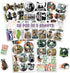 Pack 50 PCS Golf Stickers Print Waterproof Vinyl Decals Items for Golfer Adults Men Women Sports Lovers Labels Decorative Scrapbooking Water Bottl...