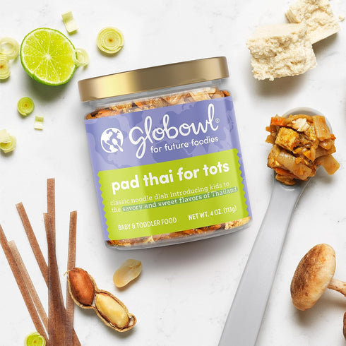 Globowl Stage 3 Baby Food & Toddler Meals, 6+ Months Early Allergen Introduction, Baby Led Weaning, International Whole Food Snacks for Toddlers, ...