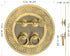Hardware Philosophy Tibetan Brass Cabinet Face Plate Set 5.5 Inches - Architectural, Interior Design, Furniture Cabinet Customization Hardware...
