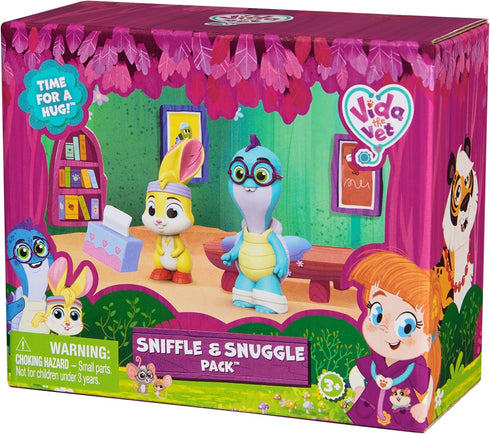 Sniffle & Snuggle Pack with Zig Zag & Tidbit Action Figures & Tissue Box Accessory, Kids Toys for Girls & Boys Ages 3 and up...