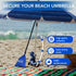 AMMSUN Beach Umbrella Sand Bag Umbrellas Anchor Weight Bags Anchor for Heavy Duty High Wind Resistant Beach Shade Tent Outdoor Canopies Windproof ...